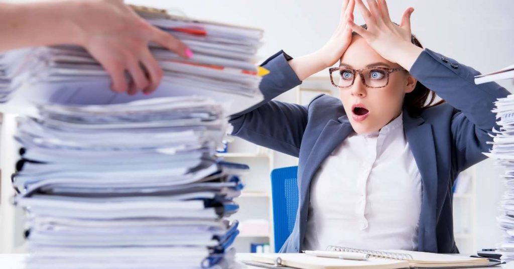 When facing uneven or over workload